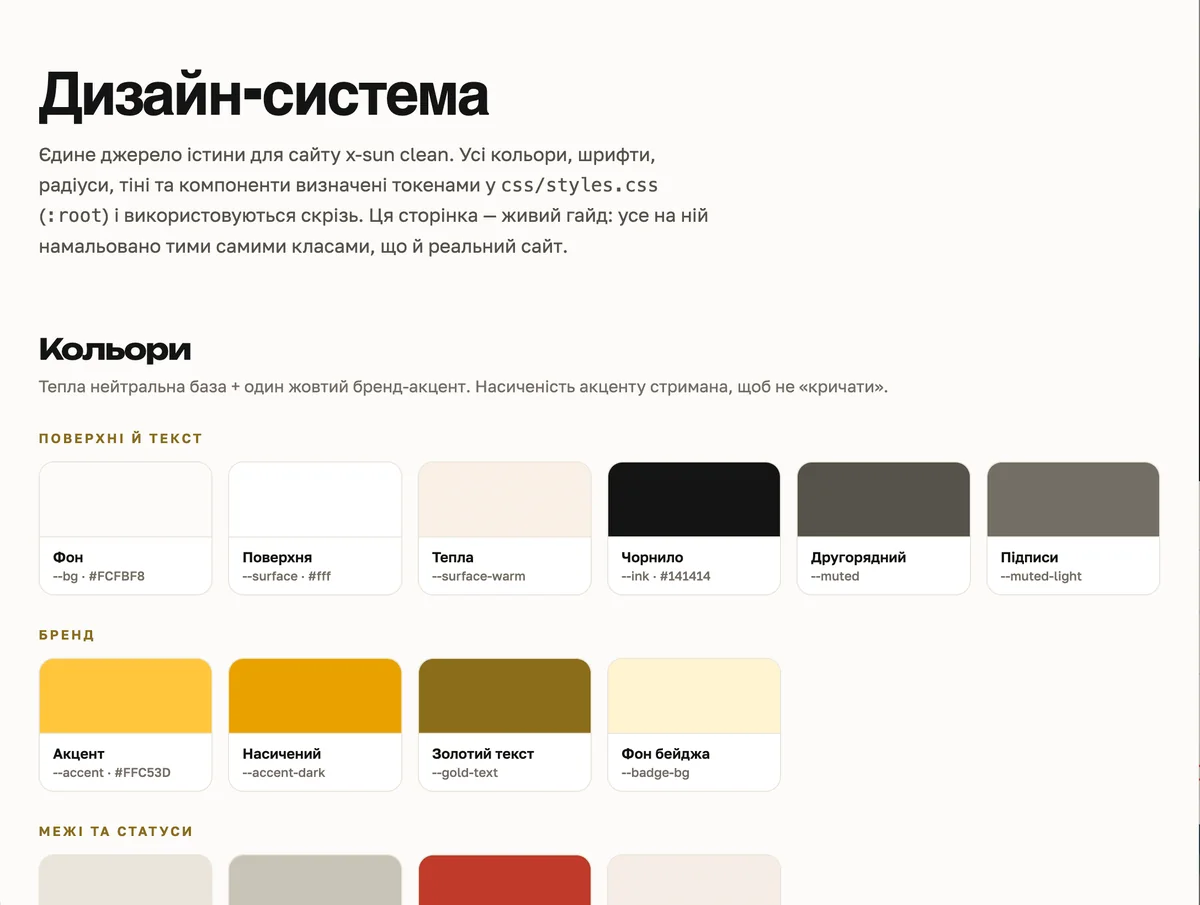 Единая дизайн-система: токены цвета, типографики и компонентов