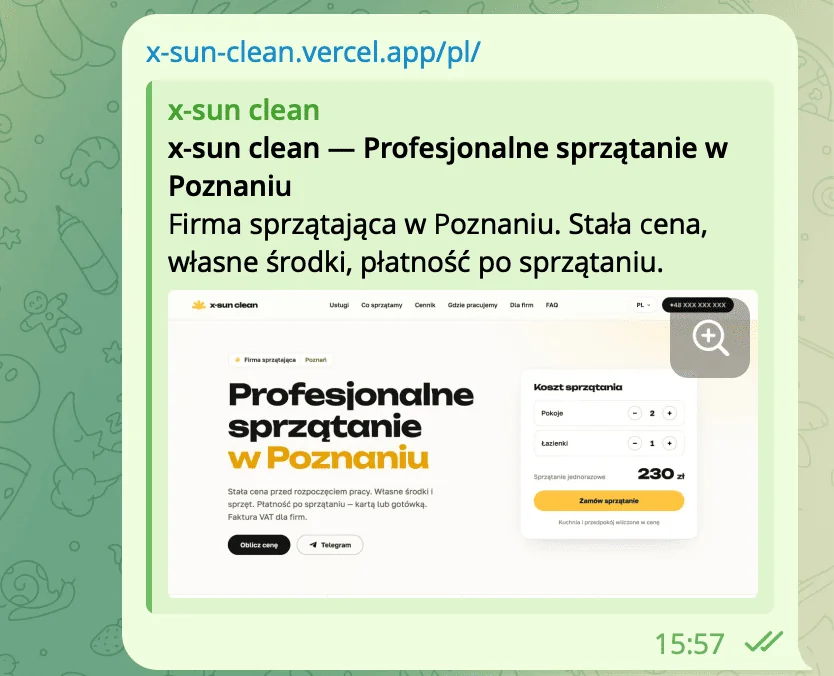 Open Graph превью ссылки